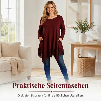 📢📢50%Rabatt!!!🎉✨Bohemische Spitzen-Tunika für Damen