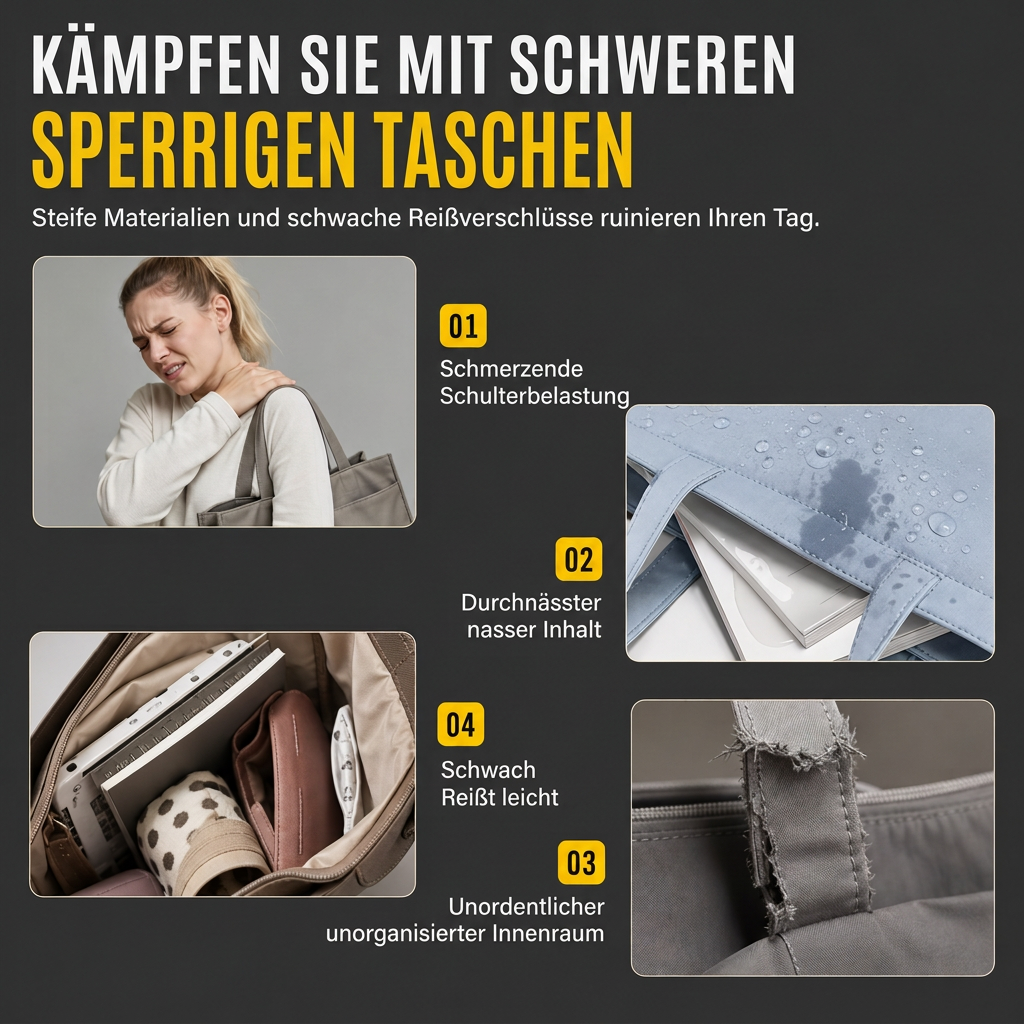 📢📢50%Rabatt!!!🎉✨Geräumige lässige Nylon-Tragetasche