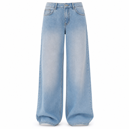 📢📢50%Rabatt!!!🎉✨Damen Retro-Jeans mit hoher Taille und weitem Bein