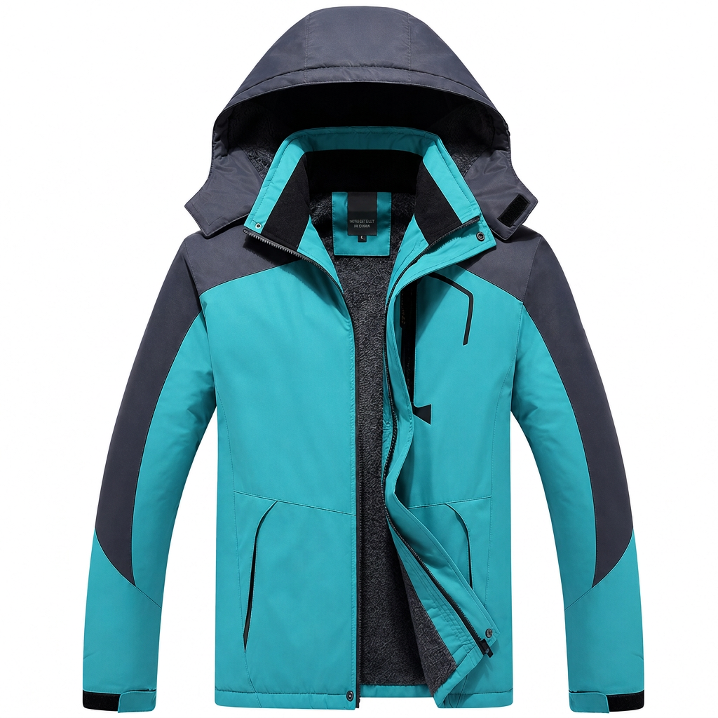 🌸 Paare Outdoor-Mantel mit Kapuze – Fleecegefüttert, verdickt & winddicht – Warm, bequem & immer passend – Ein Must-have für kalte Tage