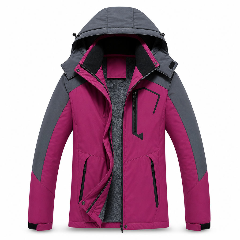🌸 Paare Outdoor-Mantel mit Kapuze – Fleecegefüttert, verdickt & winddicht – Warm, bequem & immer passend – Ein Must-have für kalte Tage
