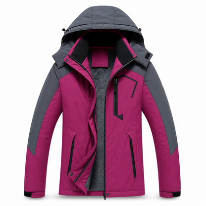 🌸 Paare Outdoor-Mantel mit Kapuze – Fleecegefüttert, verdickt & winddicht – Warm, bequem & immer passend – Ein Must-have für kalte Tage