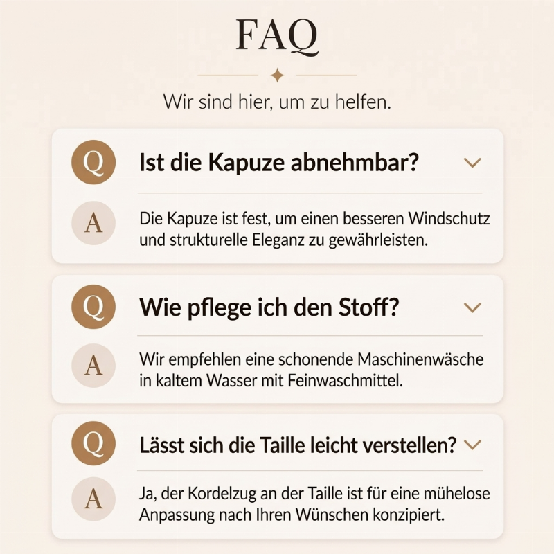 👥 Über 80.000 Käufer haben bereits zugeschlagen! Damen-Parka-Jacke mit warmem Futter und Kapuze