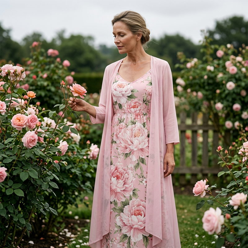 🌸👗Elegantes zweiteiliges Blumenkleid-Set für Damen – der perfekte Look für den Sommerurlaub✨
