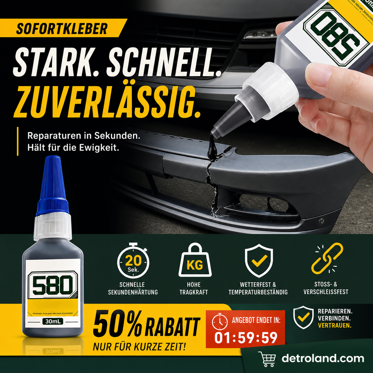 🧴 Mehrzweck-Kleber mit schneller Trocknung – universell einsetzbar, stark haftend & vielseitig – für Papier, Holz, Kunststoff, Glas, Keramik & mehr – ideal für Reparaturen, Basteln & DIY-Projekte – schnell & zuverlässig