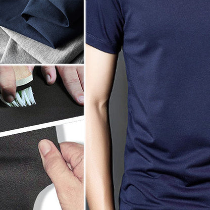 【45% OFF】Mercerisierte Baumwolle elastische Anti-Knitter Herren T-Shirt mit Rundhalsausschnitt