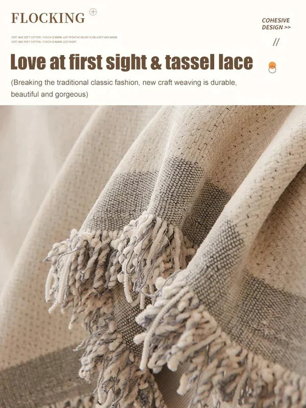 Doppelseitiger Chenille-Sofabezug