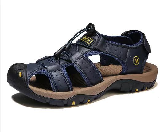 Bequeme Outdoor-Strandschuhe aus Leder【Kaufen Sie 2 Paar, kostenloser Versand】