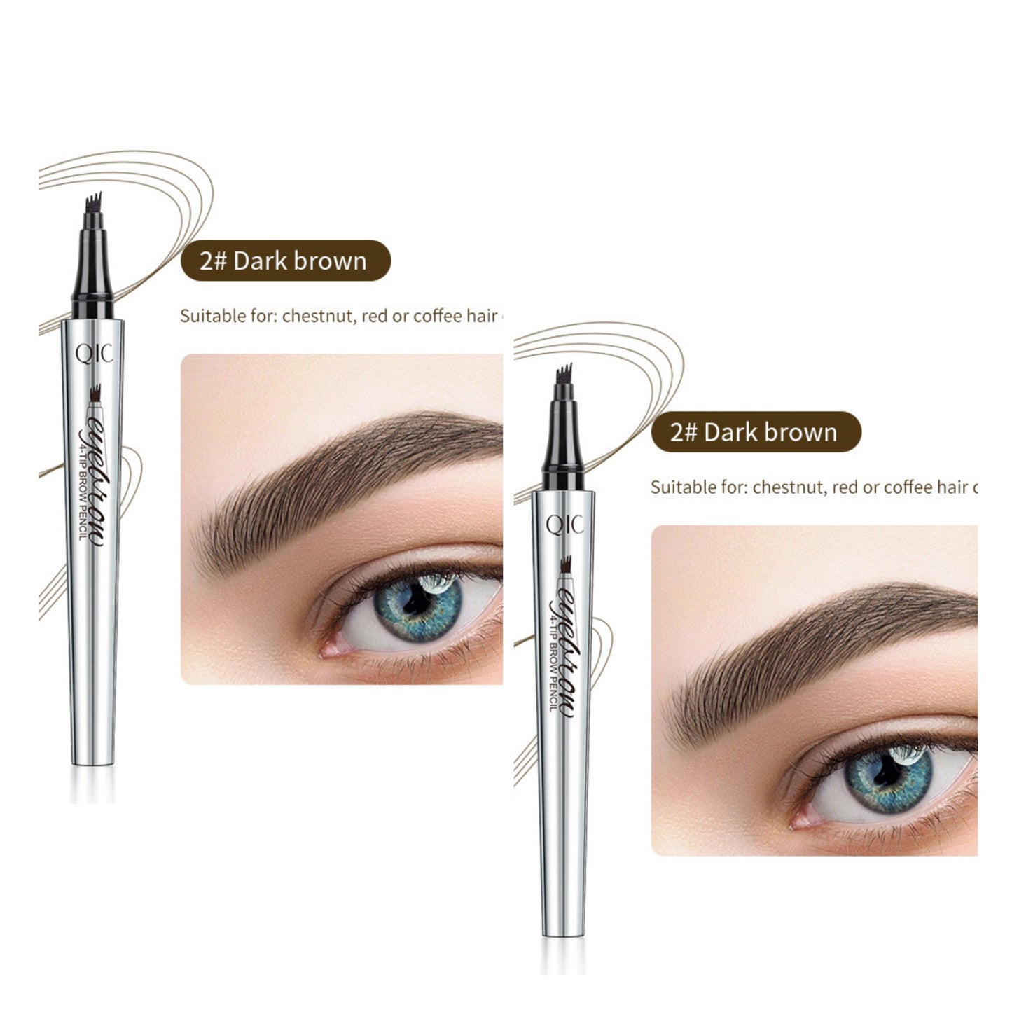 Wasserfester 3D-Microblading-Tätowierungsstift mit 4 Gabelspitzen (🔥 Kaufen Sie 1 und erhalten Sie 1 gratis)