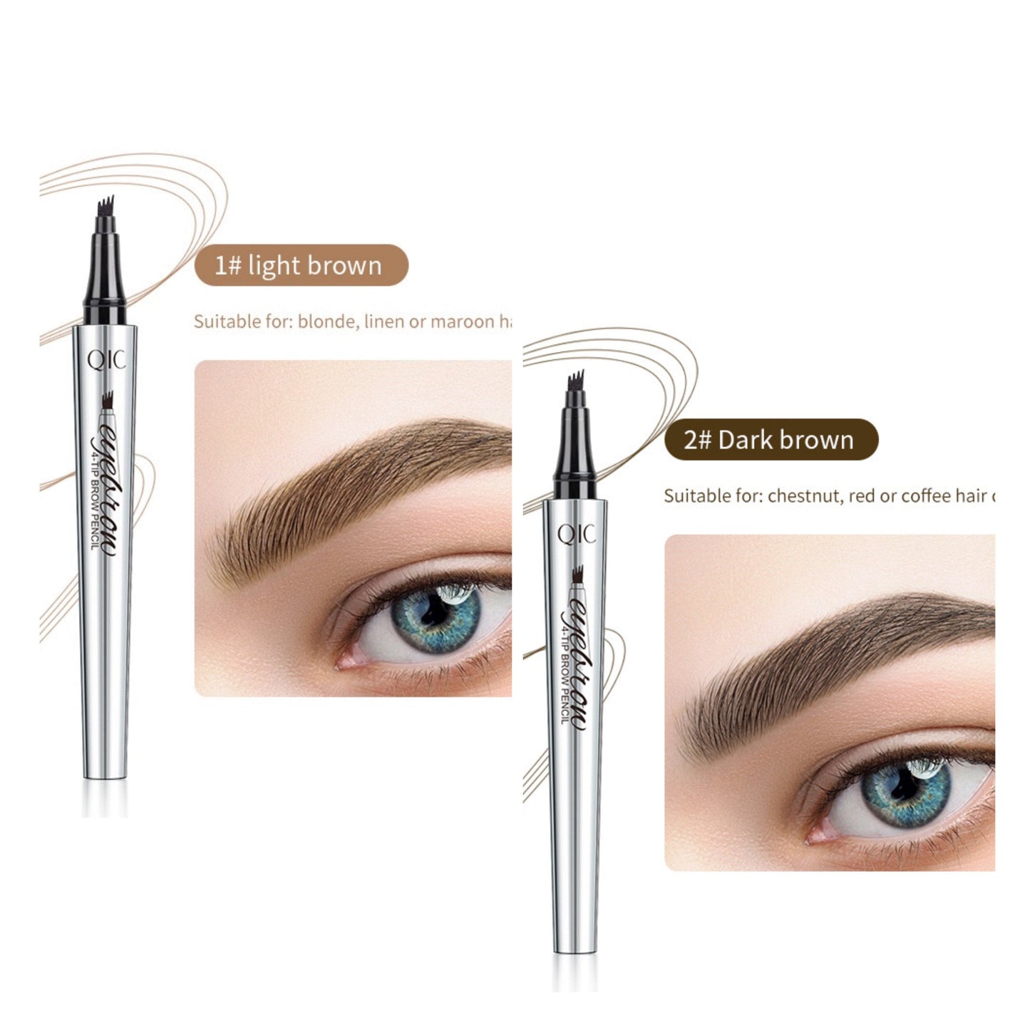 Wasserfester 3D-Microblading-Tätowierungsstift mit 4 Gabelspitzen (🔥 Kaufen Sie 1 und erhalten Sie 1 gratis)