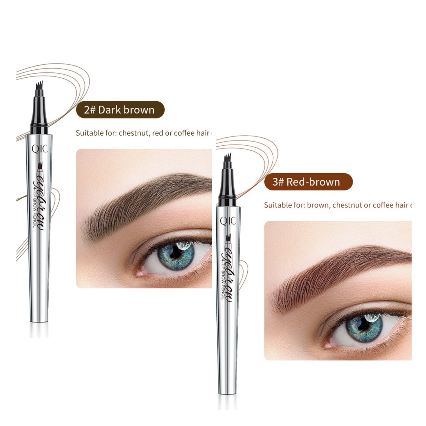 Wasserfester 3D-Microblading-Tätowierungsstift mit 4 Gabelspitzen (🔥 Kaufen Sie 1 und erhalten Sie 1 gratis)