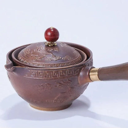 🔥Mit 4 Tassen und Koffer – Neue 360° drehbare Teekanne 2024