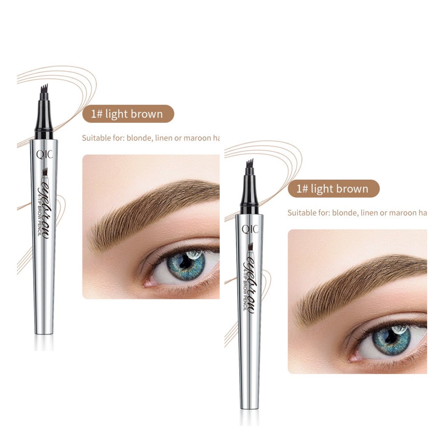 Wasserfester 3D-Microblading-Tätowierungsstift mit 4 Gabelspitzen (🔥 Kaufen Sie 1 und erhalten Sie 1 gratis)