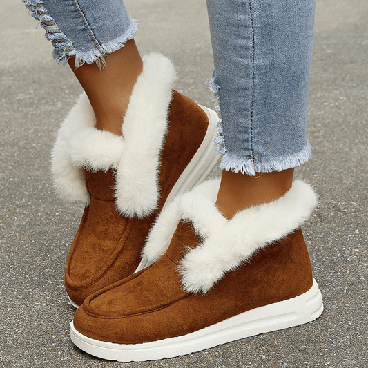 💖Herbst- Und Winterserien Heiß Verkauft💖Bequeme Und Warme Slip-On-Stiefel