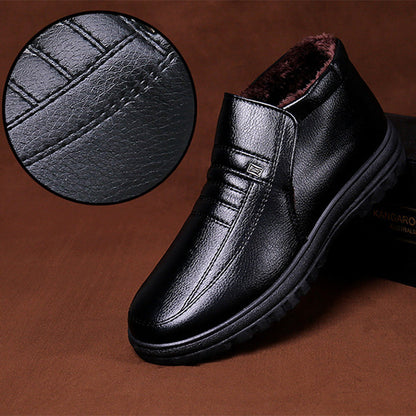 【50 % RABATT】Bequeme und warme Herren-Schneestiefel, stoßdämpfend und rutschfest🔥kostenloser Versand🔥