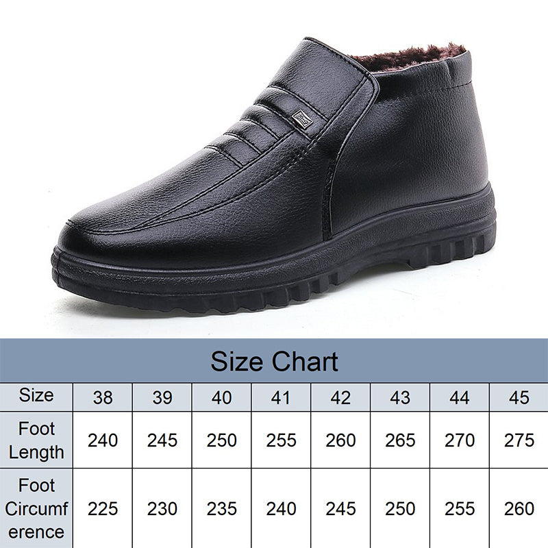 【50 % RABATT】Bequeme und warme Herren-Schneestiefel, stoßdämpfend und rutschfest🔥kostenloser Versand🔥