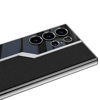 🔥NEUER HEISSER VERKAUF🔥 Samsung S24 High-End-Handyhülle aus galvanisiertem Leder 【Kaufen Sie 2 versandkostenfrei】