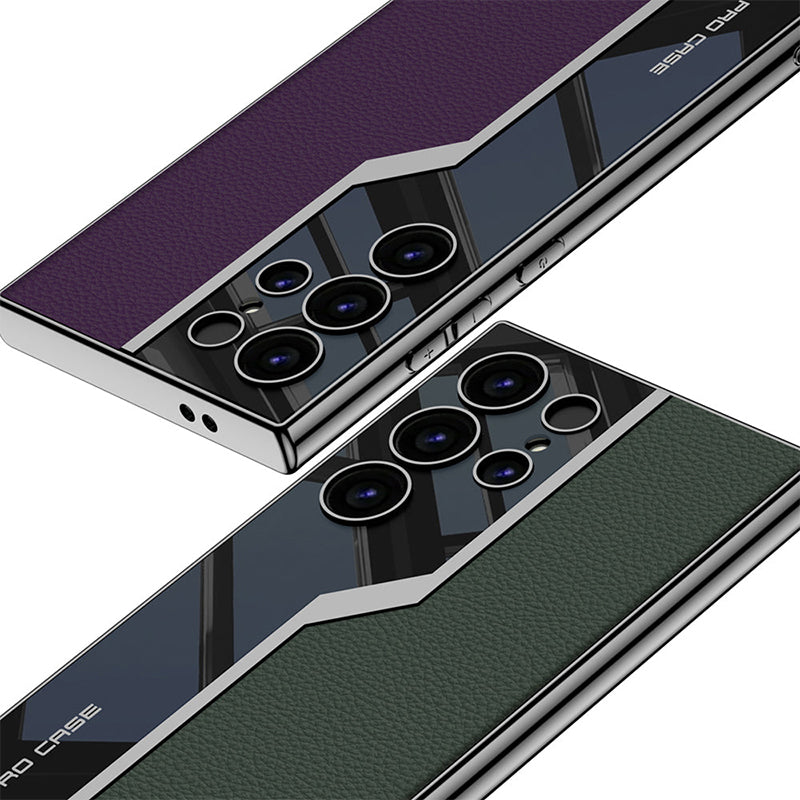 🔥NEUER HEISSER VERKAUF🔥 Samsung S24 High-End-Handyhülle aus galvanisiertem Leder 【Kaufen Sie 2 versandkostenfrei】