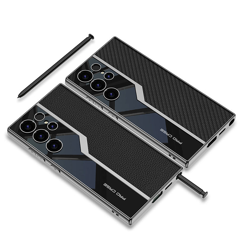 🔥NEUER HEISSER VERKAUF🔥 Samsung S24 High-End-Handyhülle aus galvanisiertem Leder 【Kaufen Sie 2 versandkostenfrei】