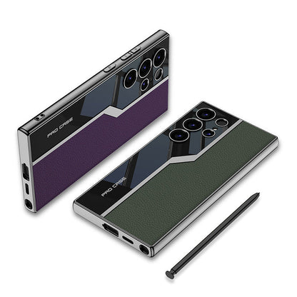 🔥NEUER HEISSER VERKAUF🔥 Samsung S24 High-End-Handyhülle aus galvanisiertem Leder 【Kaufen Sie 2 versandkostenfrei】