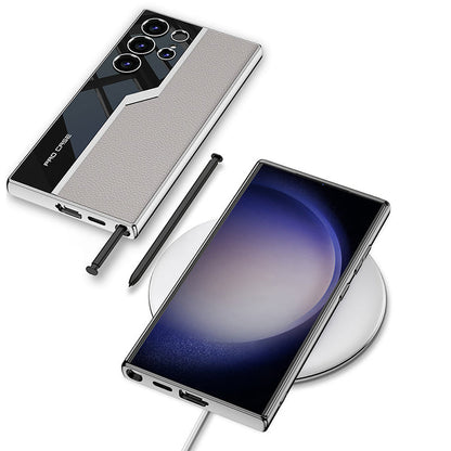 🔥NEUER HEISSER VERKAUF🔥 Samsung S24 High-End-Handyhülle aus galvanisiertem Leder 【Kaufen Sie 2 versandkostenfrei】