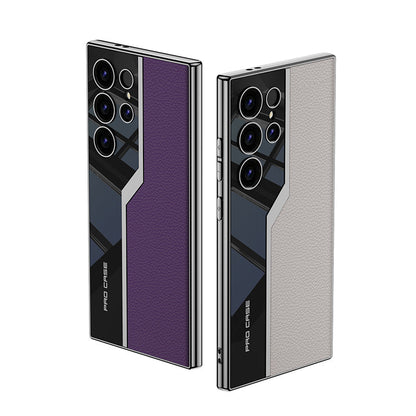 🔥NEUER HEISSER VERKAUF🔥 Samsung S24 High-End-Handyhülle aus galvanisiertem Leder 【Kaufen Sie 2 versandkostenfrei】