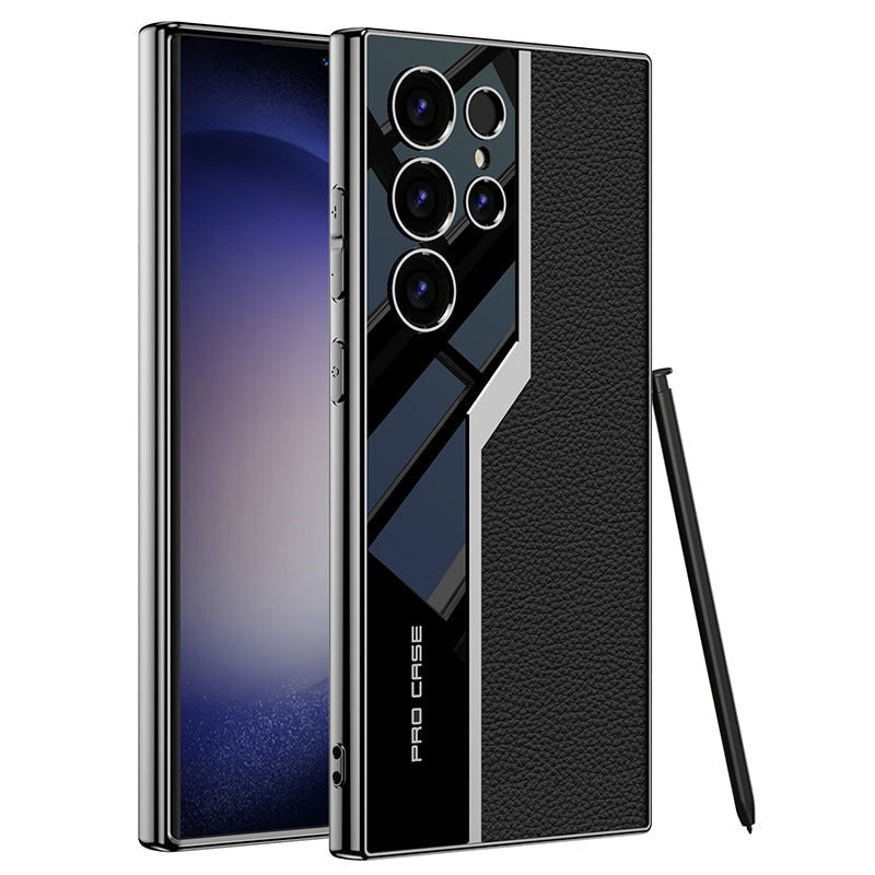 🔥NEUER HEISSER VERKAUF🔥 Samsung S24 High-End-Handyhülle aus galvanisiertem Leder 【Kaufen Sie 2 versandkostenfrei】