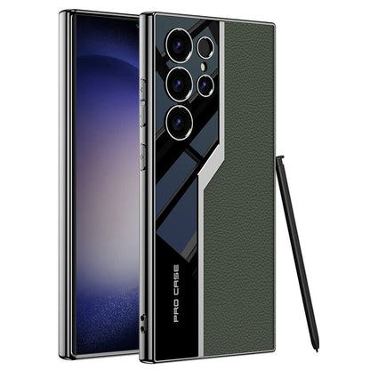 🔥NEUER HEISSER VERKAUF🔥 Samsung S24 High-End-Handyhülle aus galvanisiertem Leder 【Kaufen Sie 2 versandkostenfrei】