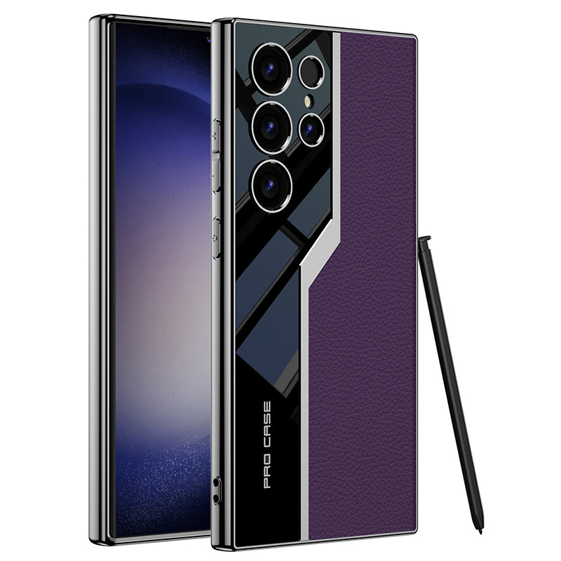 🔥NEUER HEISSER VERKAUF🔥 Samsung S24 High-End-Handyhülle aus galvanisiertem Leder 【Kaufen Sie 2 versandkostenfrei】