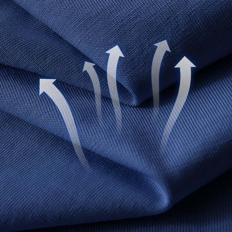 【45% OFF】Mercerisierte Baumwolle elastische Anti-Knitter Herren T-Shirt mit Rundhalsausschnitt